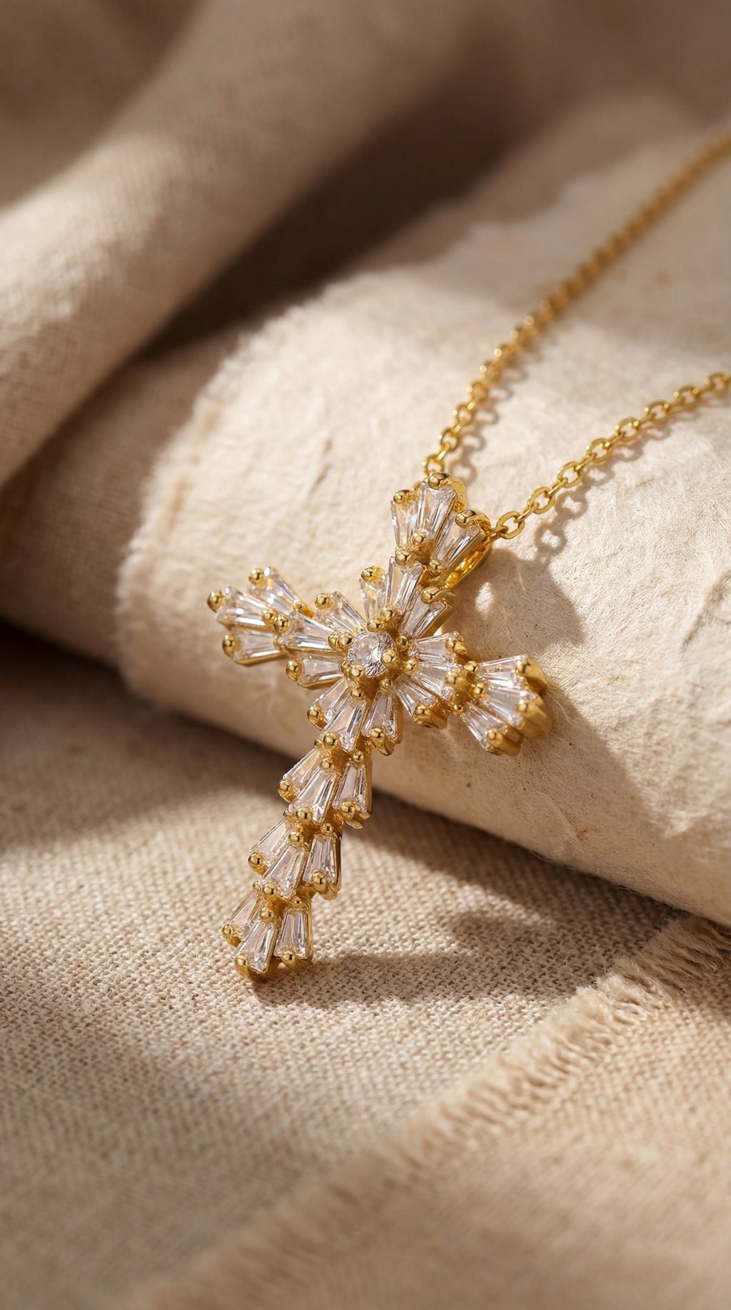 The Grace™ Gold Cross Pendant