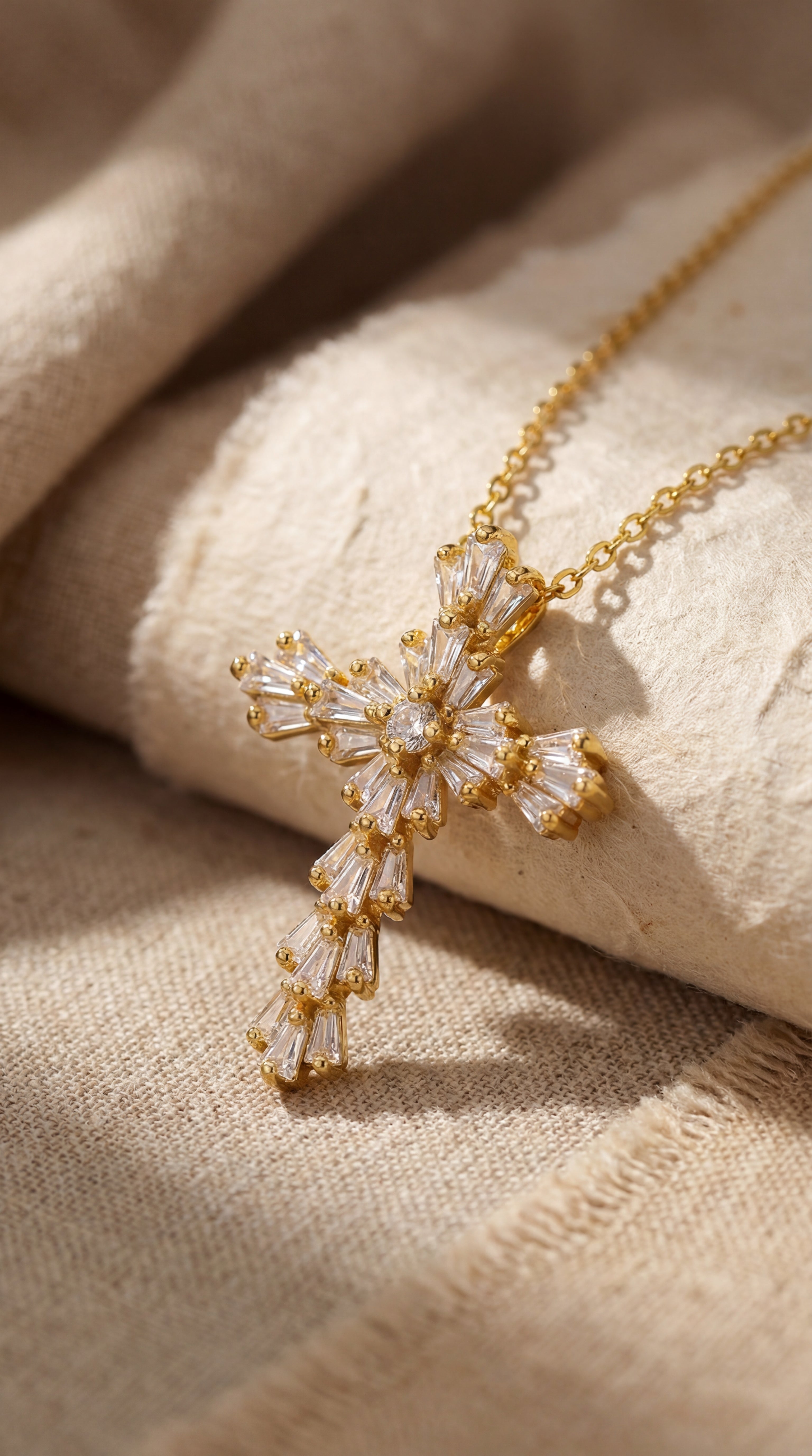The Grace™ Gold Cross Pendant
